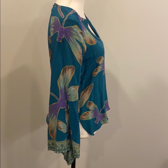 Ramona La Rue by Arianne Dragonfly Print Blouse - Picture 2 of 6